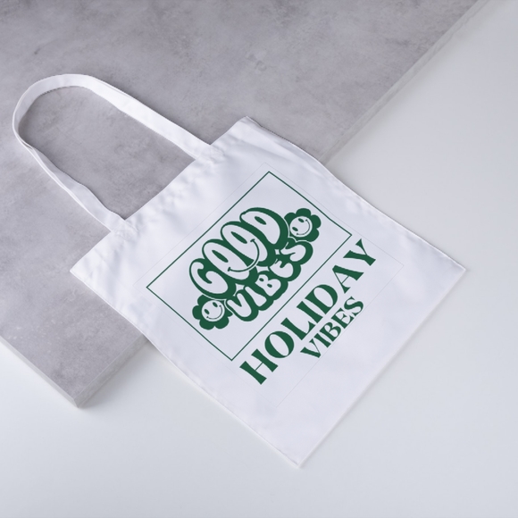 Good Holiday Vibes Tote Bag - Picture 1 of 1